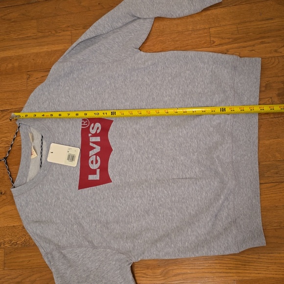 LEVIS BRAND SIGNATURE WOMEN'S GRAY SWEATSHIRT SIZE XL - Picture 11 of 14
